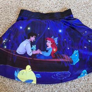 Disney Official Little Mermaid Skater Skirt size Medium